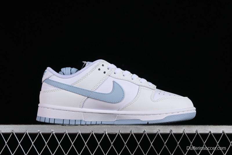 Nike SB Dunk Low Light Blue White Skateboarding Shoes - DV0831-109