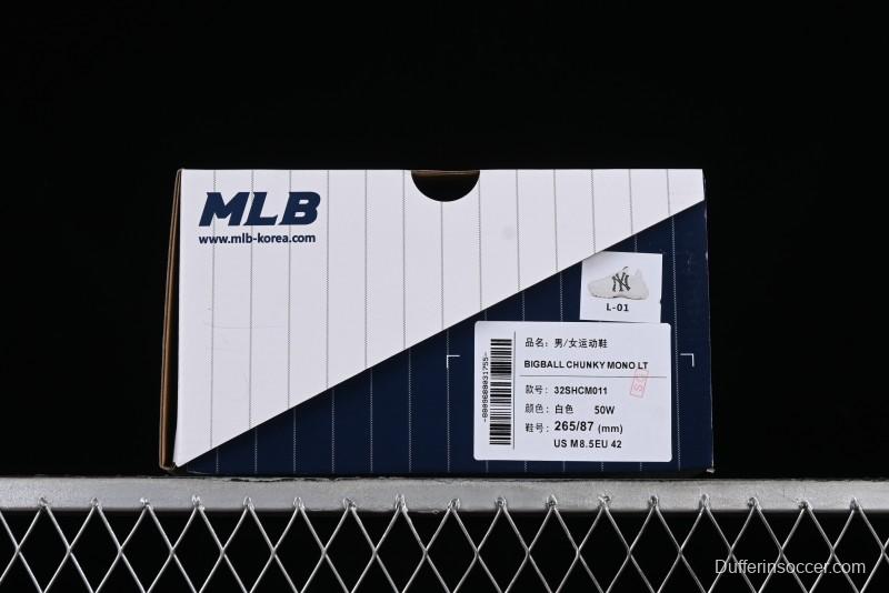 MLB Bigball Chunky Mono New York Yankees Thick Sole Casual Sneakers - 32SHCM01150W