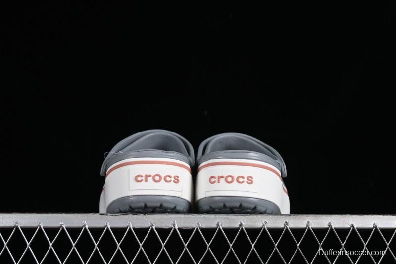 Crocs Crocband Platform Rainbow Comfortable Thick-Soled Clog Sandals - B.D4