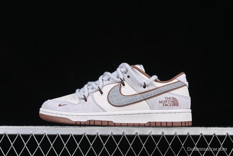 Nike SB Dunk Low The North Face x CDG Collaboration Anniversary Edition Custom Low-Top Casual Sneakers - XX3168-110