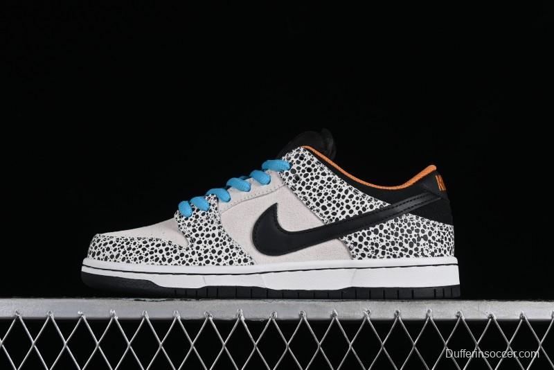 Nike SB Dunk Low Safari "Olympics" Stone Pattern SB Low Top Casual Sneakers - FZ1233-002