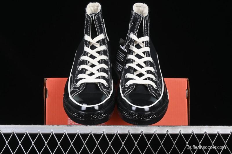 Converse Chuck 1970s High Top Canvas Sneakers with Star Stitch Design - A15743C