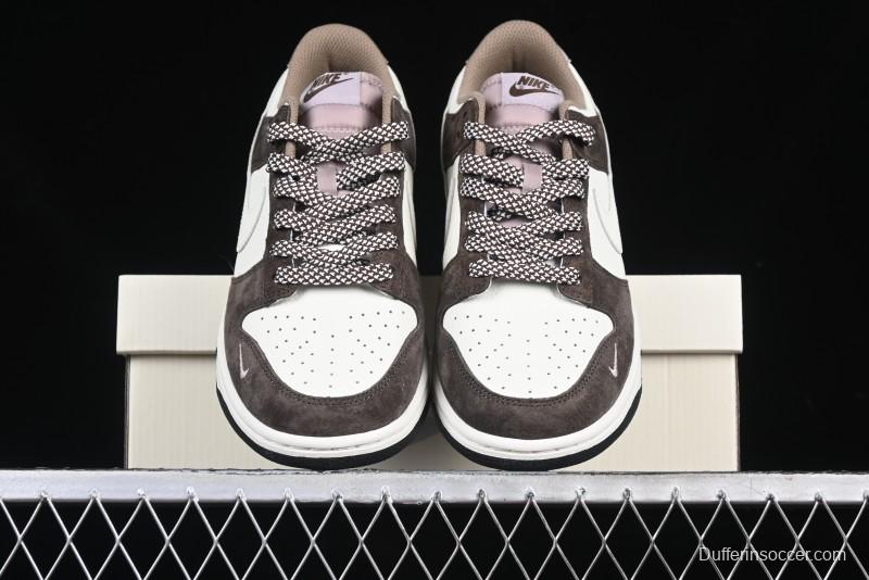 Nike SB Dunk Low The North Face Collaboration Black Brown Anniversary High-End Custom Low-Top Casual Skate Shoes - DJ2024-058