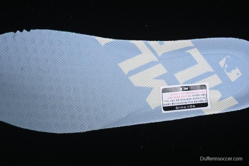 New York Yankees Chunky Liner Mid Denim Monogram Sandals with Thick Sole - 3ASXS015N50BLS