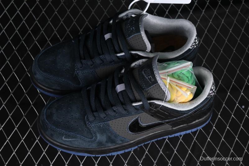 Nike Division Street Dunk Low "Oregon Black" Hidden Colorway Low-Top Casual Sneakers - HV1470-001