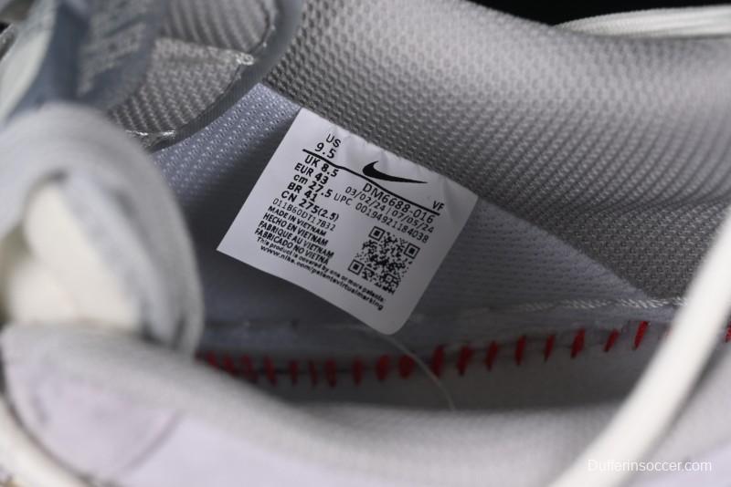 Nike Air Force 1 '07 Low The North Face Collaboration Silver Swoosh Drawstring Casual Sneakers - DM6688-016