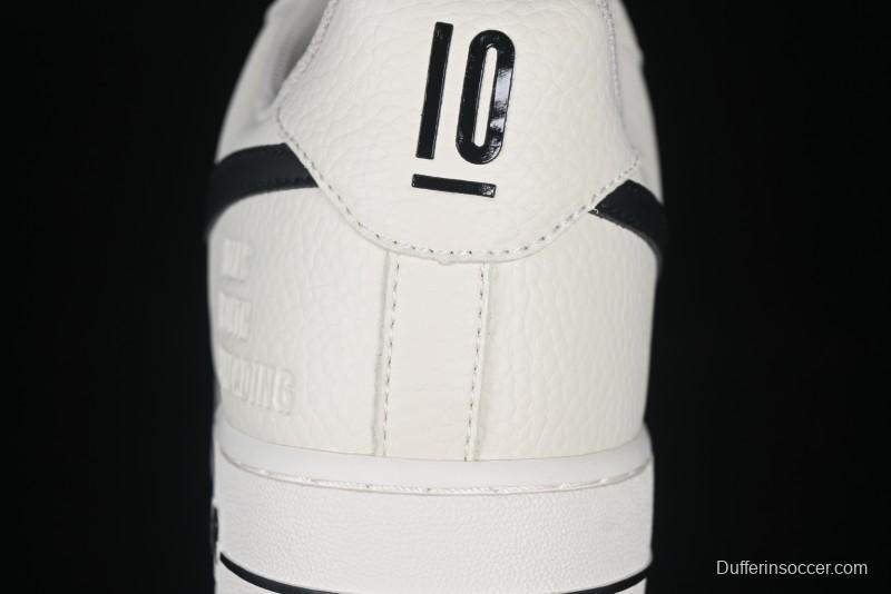 Nike Air Force 1 '07 Low Ted x Portland Triple Collaboration Reflective Black Casual Sneakers - DD8959-706