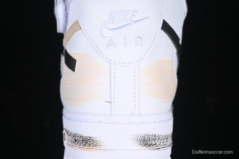 Nike Air Force 1 '07 Mid Broken Hook Spray Paint Anime Theme Casual Sneakers - ZH0316-058