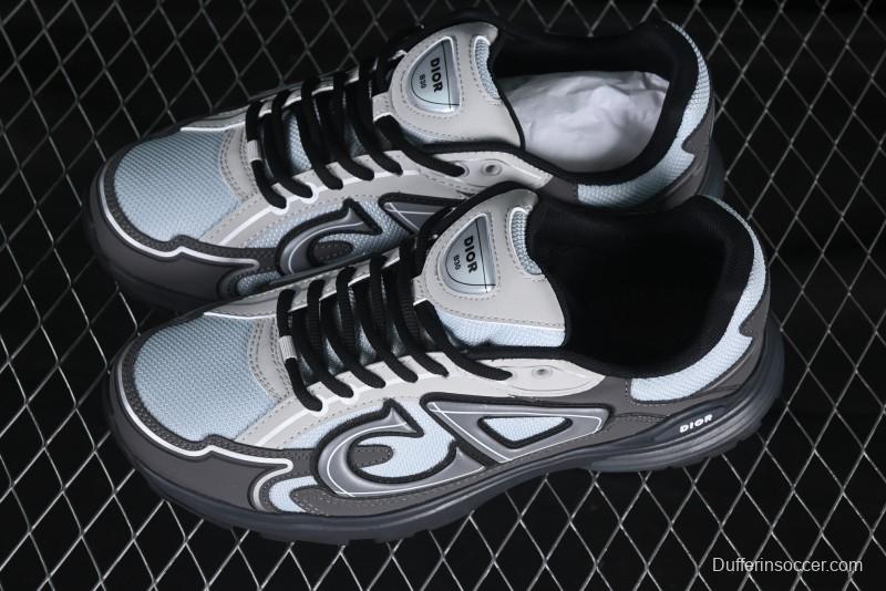 Dior B30 Sneakers with Reflective CD30 Logo and Lightweight Rubber Sole - CD30
