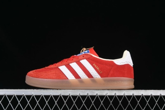 Adidas Originals Gazelle Indoor Retro Casual Slip-Resistant Wear-Resistant Low-Top Skate Shoes - IF1808