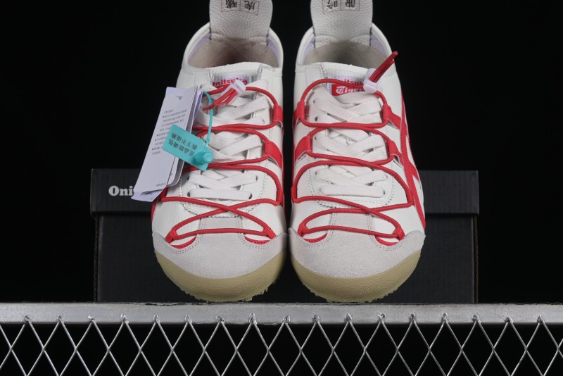 OnitsukaTiger Mexico 66 Low-Top Lace-Up Casual Running Shoes - 1183C216-100