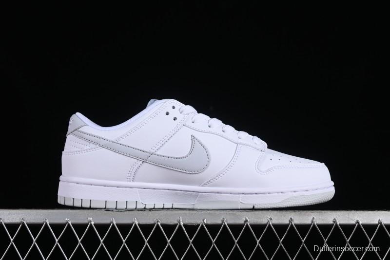 Nike SB Dunk Low All-White Low-Top Casual Skate Shoes - DV0831-101