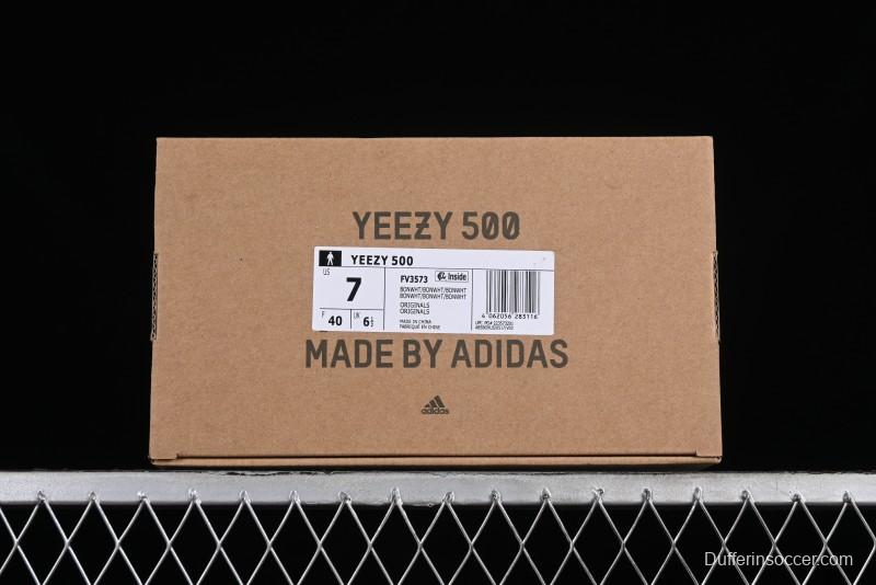 Adidas Yeezy 500 Bone White Casual Running Shoes - FV3573