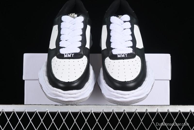 MMY Wayne Original Sole Leather Low Sneaker with Deconstructed Ice Cream Sole - W.E5