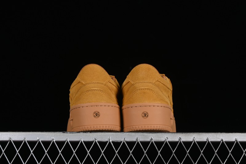 SMFK Comfortable Chunky Sole White Sneakers - T.D4