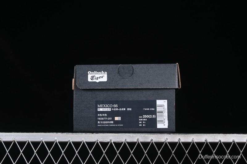 Onitsuka Tiger Mexico 66 Low-Top Leather Running Shoes - 1183B771-201