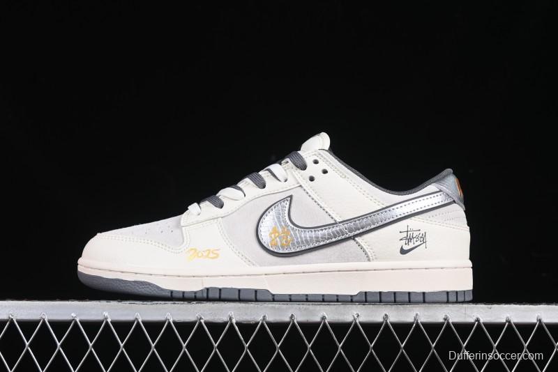 Nike SB Dunk Low Stussy Snake Year Collaboration Anniversary Edition Low-Top Casual Sneakers - DM6868-008