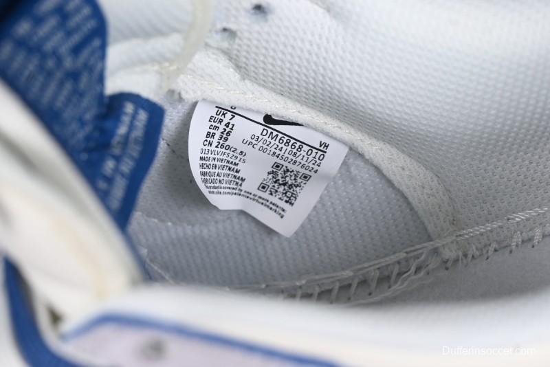 Nike SB Dunk Low Stussy Year of the Snake Collaboration Light Blue Silver Swoosh Anniversary Custom Low-Top Casual Sneakers - DM6868-010