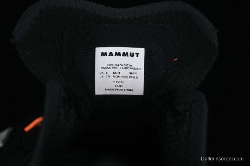 Mammut Hueco Knit II Low Hiking Shoes - Shock Absorption Slip-Resistant Durable for Trekking Mountaineering - 43102