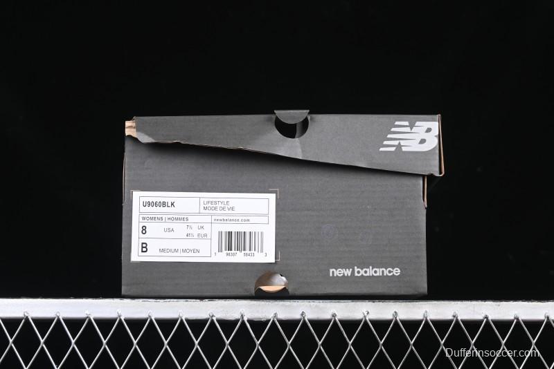 New Balance 9060 Retro Casual Running Shoes with ABZORB Cushioning Technology - U9060BLK