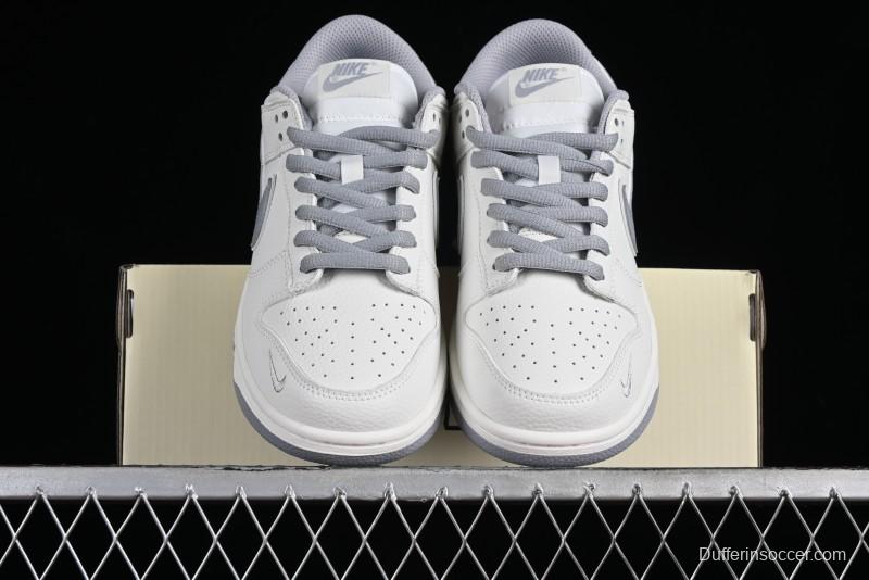 Nike SB Dunk Low NYC Collaboration Light Gray Low-Top Casual Skate Shoes - NC2103-302