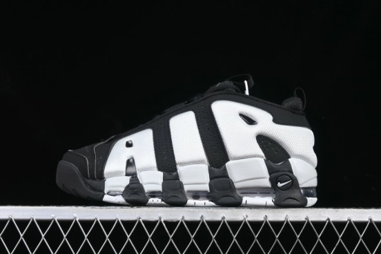 Nike Air More Uptempo Retro Basketball Shoes with Breathable Mesh Upper - FZ3055-001
