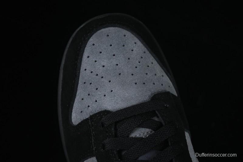 Nike Dunk Low Casual Sneakers in Black-Grey Colorway - HQ1931-001