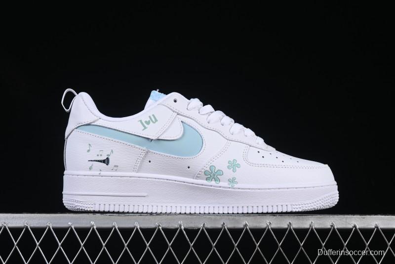 Nike Air Force 1'07 Low "Octopus Brother" SpongeBob Comic Series Squidward Middle East Casual Sneakers - FB8971-060