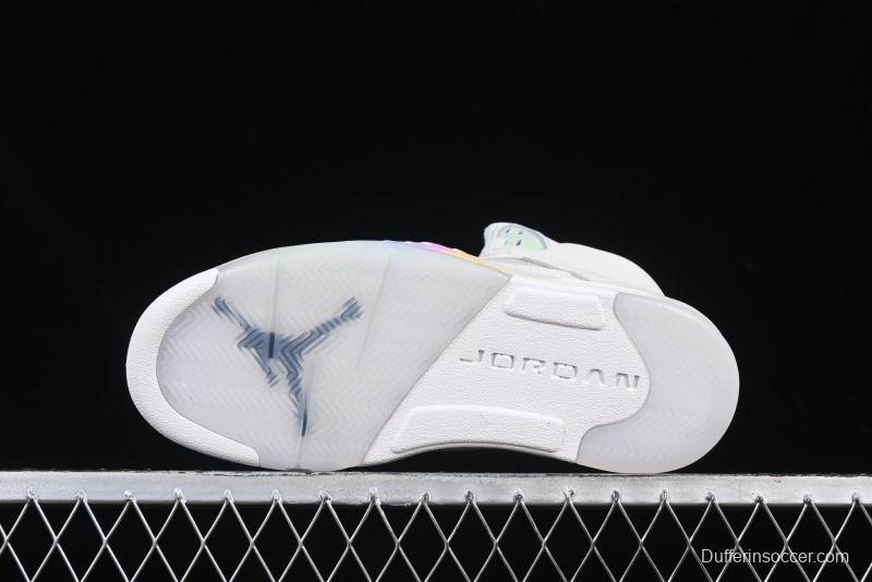 Nike Air Jordan 5 Retro Light Orewood Brown Snake Year Limited Basketball Shoes - HF3183-001