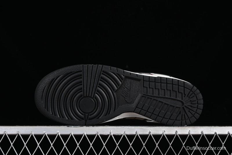 Nike Supreme SB Dunk Low Plaid Colorway Low-Top Casual Skateboarding Shoes - SP1098-051