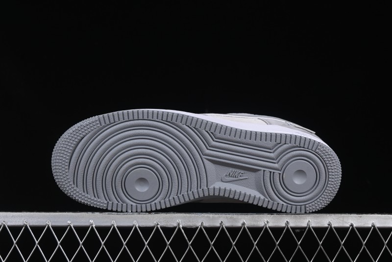Nike Air Force 1 '07 Low Chrome Hearts Collaboration Silver Grey Low-Top Casual Sneakers - FZ0188-032