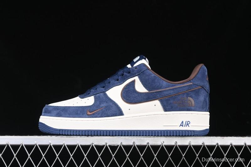 Nike Air Force 1'07 Low The North Face Collaboration - Steel Blue Low-Top Casual Sneakers - KK1988-032