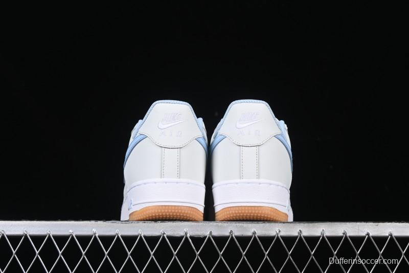 Nike Air Force 1 '07 Low Light Blue Casual Sneakers - 315122-102