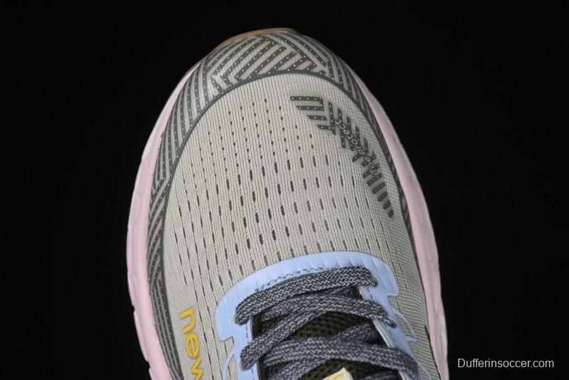 New Balance Fresh Foam X More V3TDS Low-Top Running Shoes with Durable Slip-Resistant Outsole - WTMORUG3