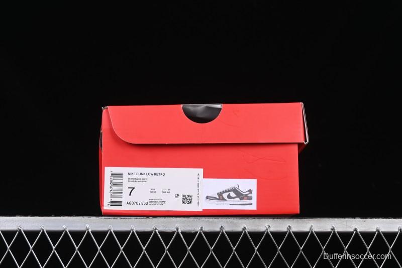 Nike SB Dunk Low UN Collaboration Year of the Snake Limited Edition Dual-Tone Black Snake Anniversary Custom Low-Top Casual Skate Shoes - AG3702-853