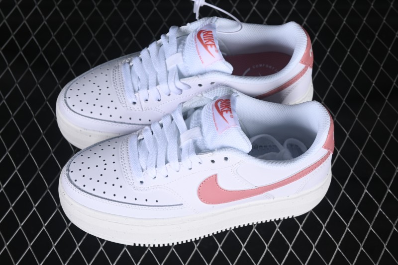 Nike Court Vision Alta Low-Top Casual Sneakers with Thick Sole - DZ5394-102