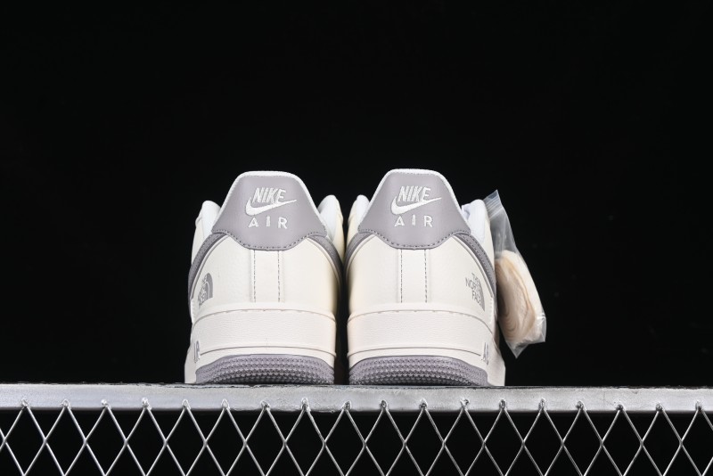 Nike Air Force 1 '07 Low The North Face Collaboration Beige Grey Red Label Casual Sneakers - BB7518-009