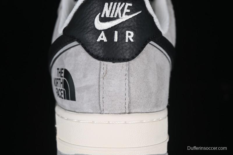 Nike Air Force 1 '07 Low The North Face Collaboration Grey Suede Casual Sneakers - XZ6188-763