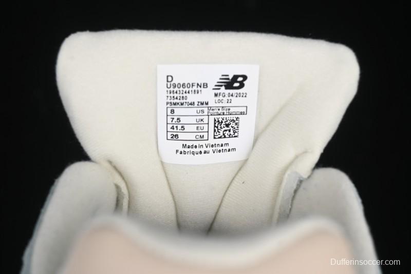 New Balance 9060 Retro Casual Running Sneakers with ABZORB Cushioning Technology - U9060FNB