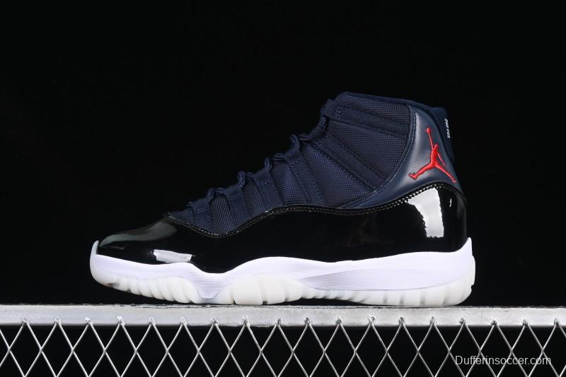 Nike Air Jordan 11 Retro High Navy Blue Basketball Shoes - CT8012-406
