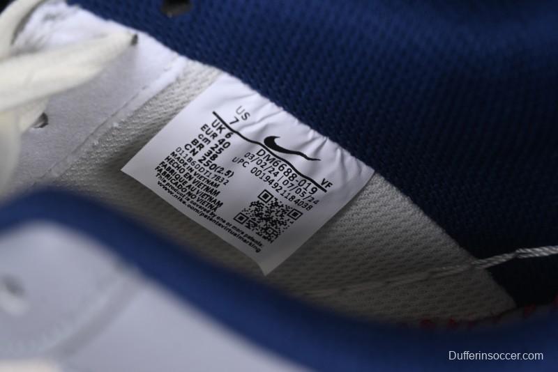 Nike Air Force 1 '07 Low The North Face x CDG Blue Double Swoosh Casual Sneakers - DM6688-019