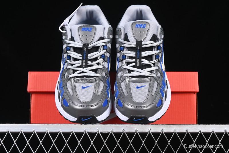 Nike P-6000 PRM Retro Casual Dad Shoes with Layered Design and Lightweight Construction - BV1021-006