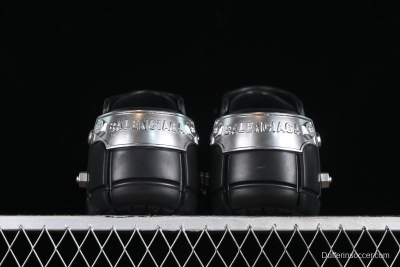 Balenciaga Hardcrocs Slide EVA Round Toe Ultra Thick Sole Clog Sandals - W1S8N1081