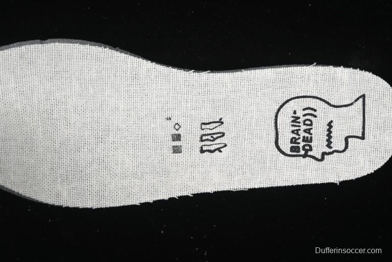 Converse x Brain Dead High Top Casual Sneakers with Mismatched Camouflage Design - A12219C