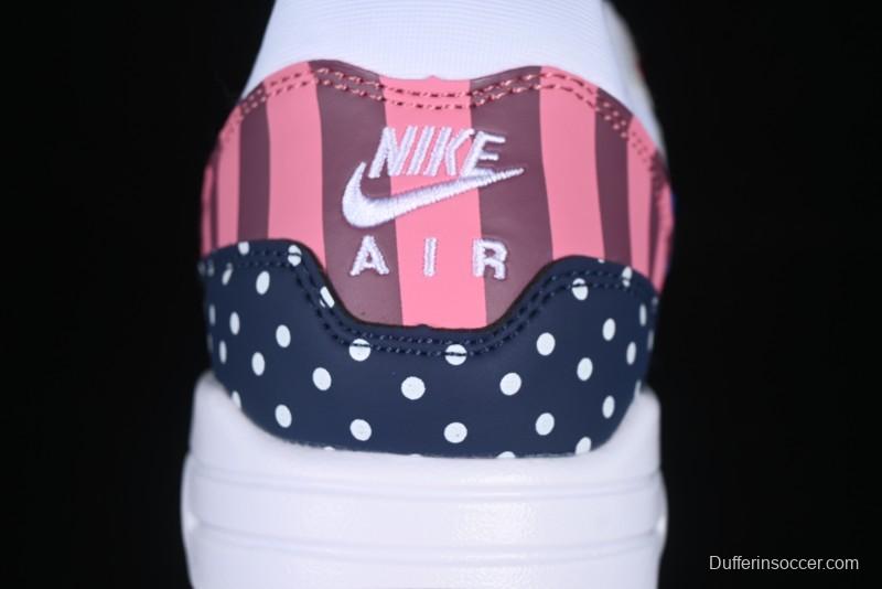 Nike Air Max 1 Retro Running Shoes with Half-Sole Air Cushion - AT3057-100