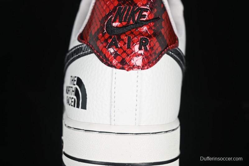Nike Air Force 1 '07 Low The North Face Collaboration Year of the Snake Limited Edition Silver Snake Casual Sneakers - CH6336-521