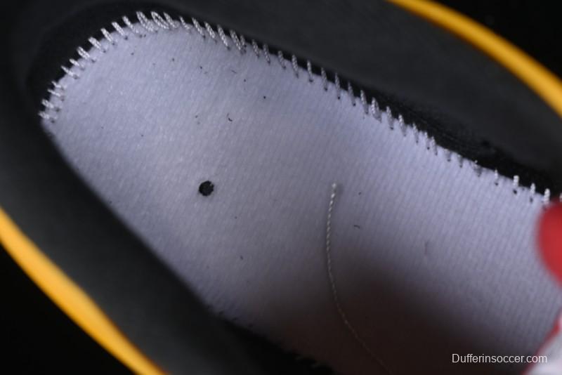 Nike Air Jordan 4 Remastered Retro Sneakers in White Green with Gum Sole - FQ7939-007