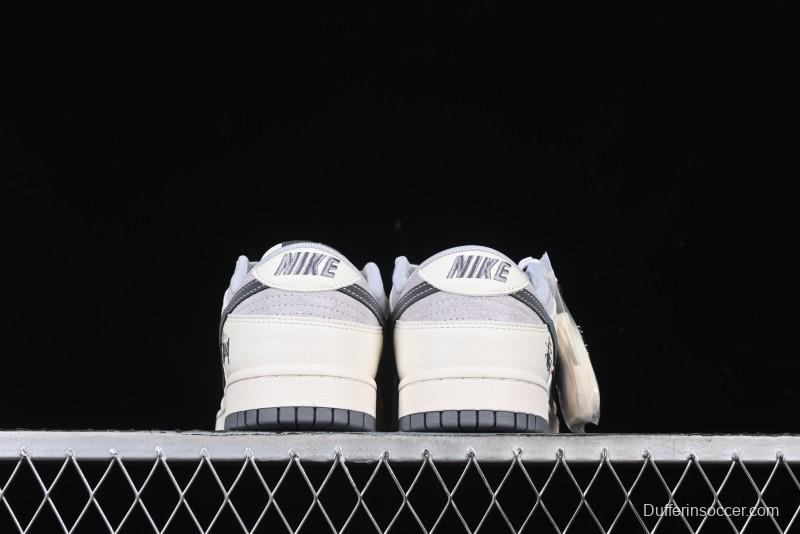 Nike SB Dunk Low Stussy Anniversary Edition Custom High-End Casual Sneakers - DM6868-027