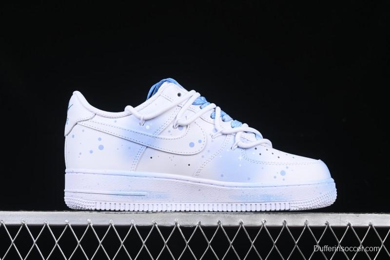 Nike Air Force 1 '07 Low Snow Tie-Dye Casual Sneakers with Lace-Up Closure - ZH0316-057