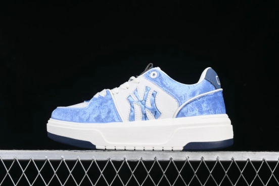 New York Yankees MLB Bigball Chunky Window Velvet Monogram Thick Sole Casual Running Shoes - 3ASXCVC4650NYS